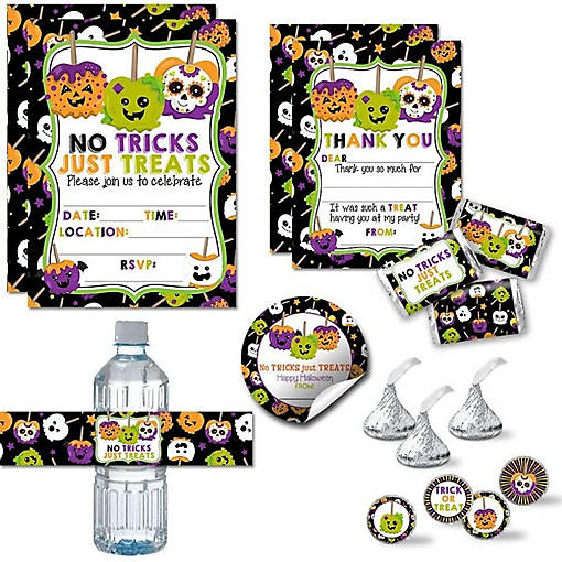 AmandaCreation Spooky Candy Apple Party Bundle 381pc.