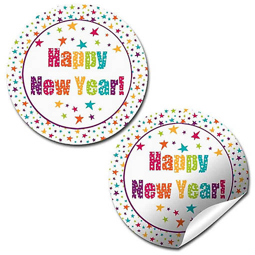 AmandaCreation Stars Countdown Envelope Seals 40pcs.