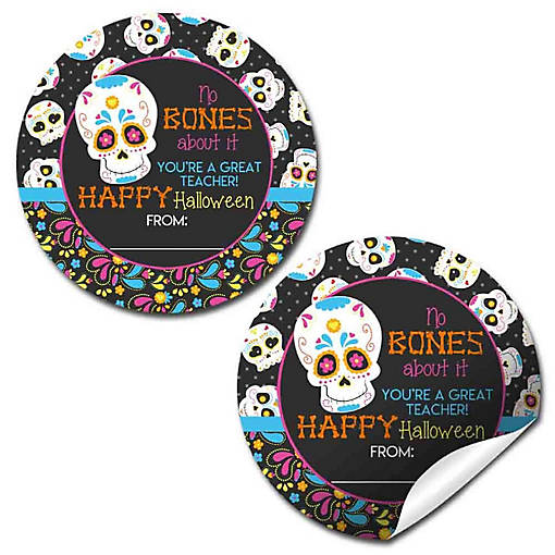 AmandaCreation Sugar Skull Envelope Seals 40pc.