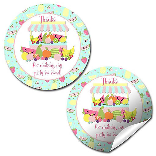 AmandaCreation Summer Fruit Stand Envelope Seals 40pc
