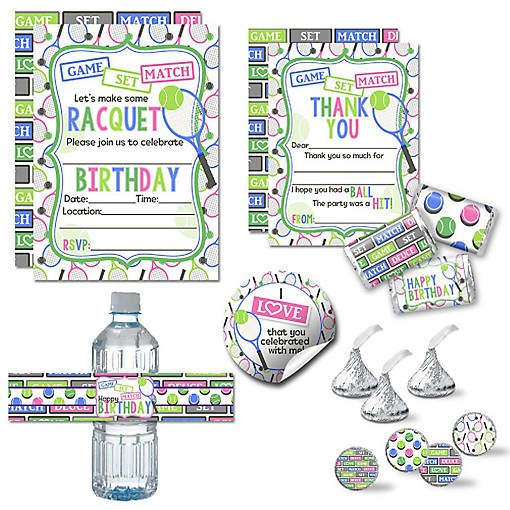 AmandaCreation Tennis Birthday Bundle 321pc.