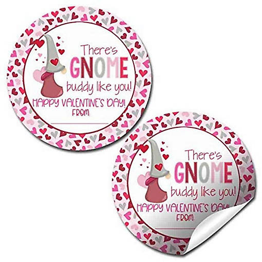 AmandaCreation Valentine Gnome Envelope Seals 40pc.
