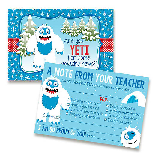 AmandaCreation Yeti Teacher Mail for Students 30pc.