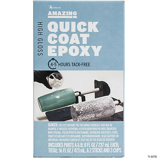 Amazing Quick Coat 2-Part Epoxy, 16oz