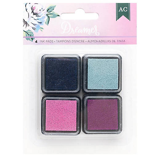 American Crafts Dreamer Ink Pads-4/Pkg