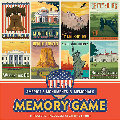 America's Monuments &amp; Memorials Memory Game