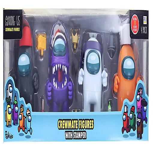 Among Us 4.5 Inch Stamper Figure 4-Pack