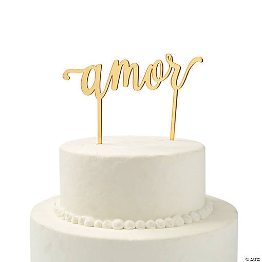 Amor Wedding Cake Topper