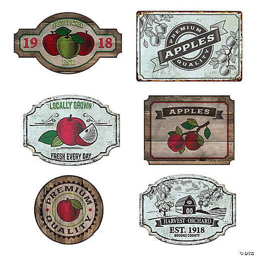 Apple Orchard Cutouts - 6 Pc.