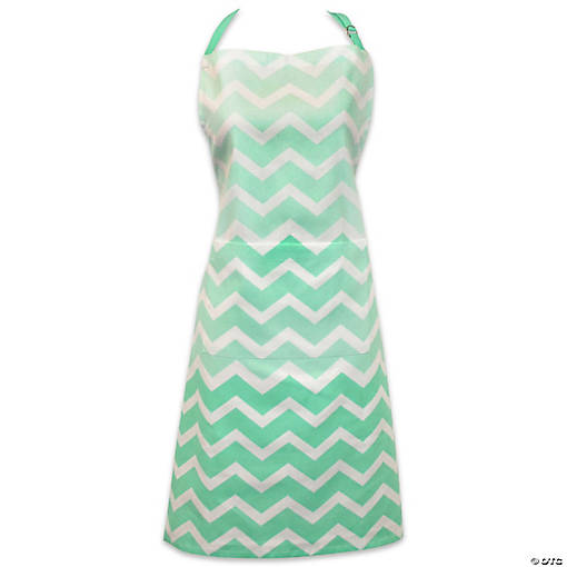 Aqua Chevron Chef Apron