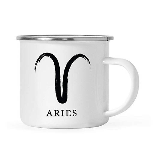 Aries Zodiac Brushed 11oz Campfire Mug