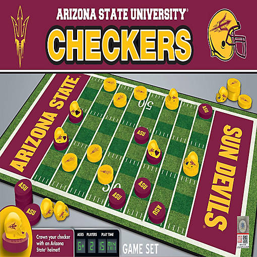 Arizona State Sun Devils Checkers Board Game