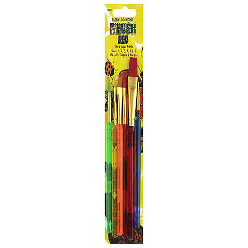 Art Advantage Brush Set Triangle Handle 6pc