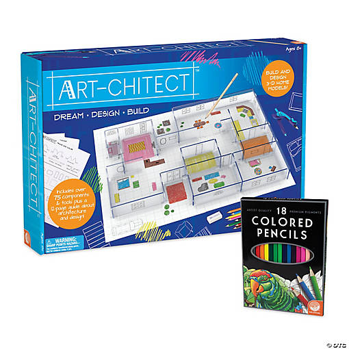 Art-chitect with FREE Colored Pencils Architecture Set for Kids