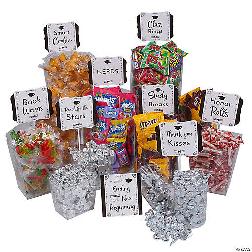 Assorted Flavor Graduation Candy Buffet Kit &amp;#8211; 1093 Pc.