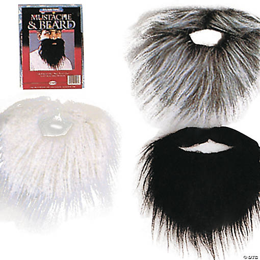 Assorted Mustaches &amp; Beards - 24 Pc.