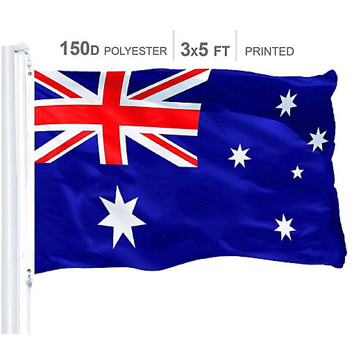 Australia Australian Flag 150D Printed Polyester 3x5 Ft