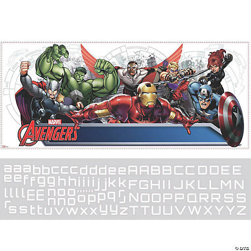 Avengers Personalization Headboard Decal