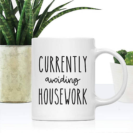 Avoiding Housework Ceramic Mug