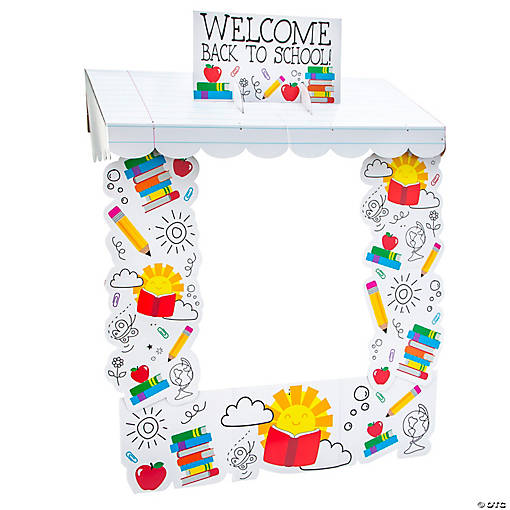 Back to School Tabletop Hut Decor - 5 Pc.