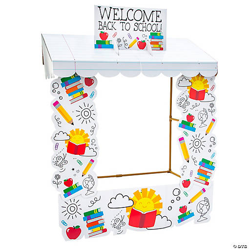 Back to School Tabletop Hut with Frame - 6 Pc.