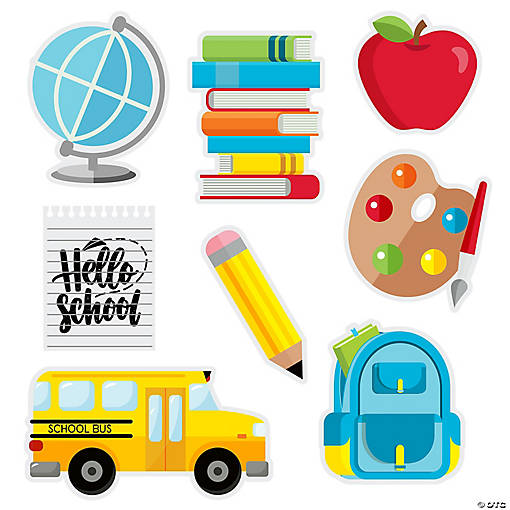 Back-to-School Wall Decorations - 8 Pc.
