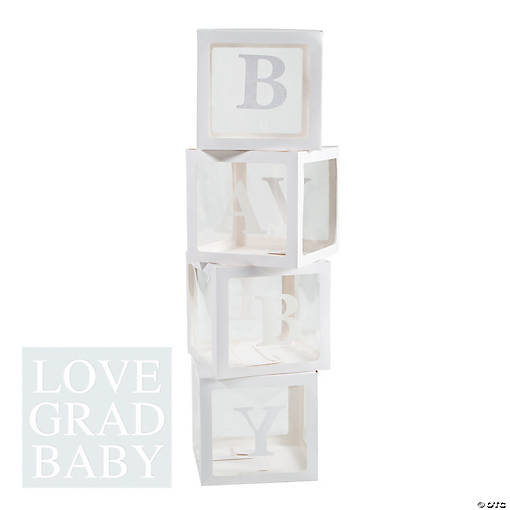 Balloon Block Boxes - 4 Pc.