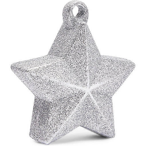 Balloon Weights, Silver Party Decorations (6 Pack)