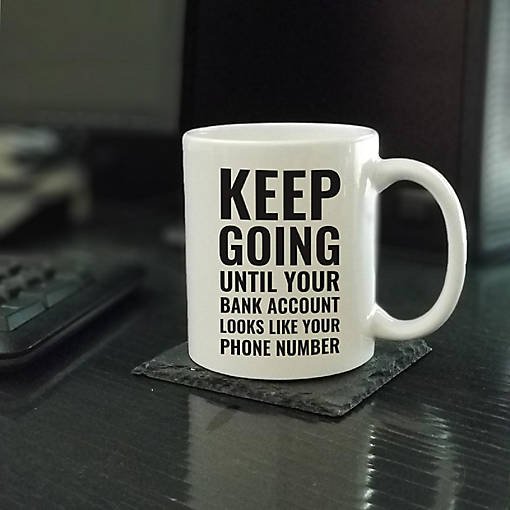 Bank Account Phone # ceramic mug