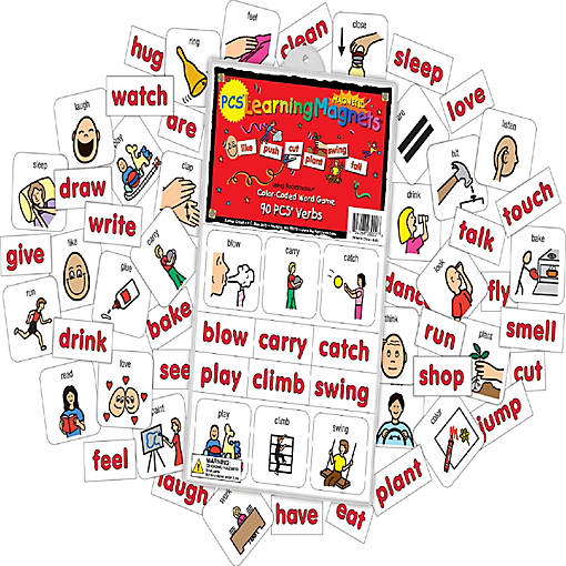 Barker Creek Learning Magnets&amp;#174; - 90 PCS&amp;#174; Verbs