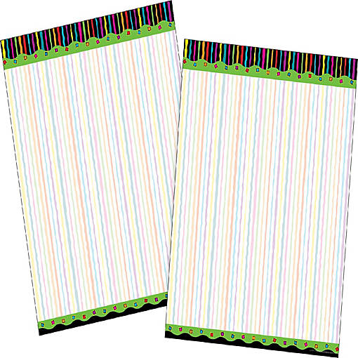 Barker Creek Neon Stripe Computer Paper, 100 sheets/Package