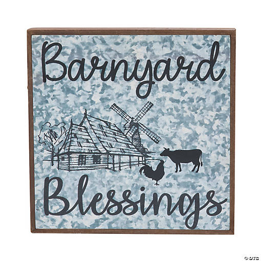Barnyard Blessings Wall Sign