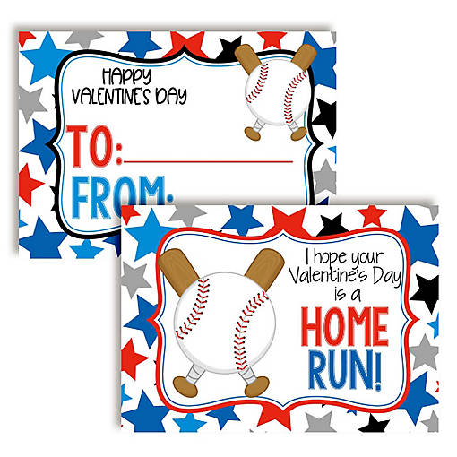 Baseball Classroom Valentines 30pc. by AmandaCreation