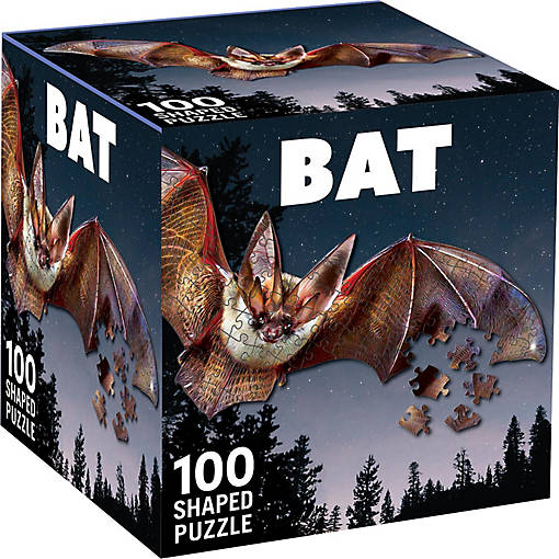 Bat 100 Piece Shaped Jigsaw Puzzle