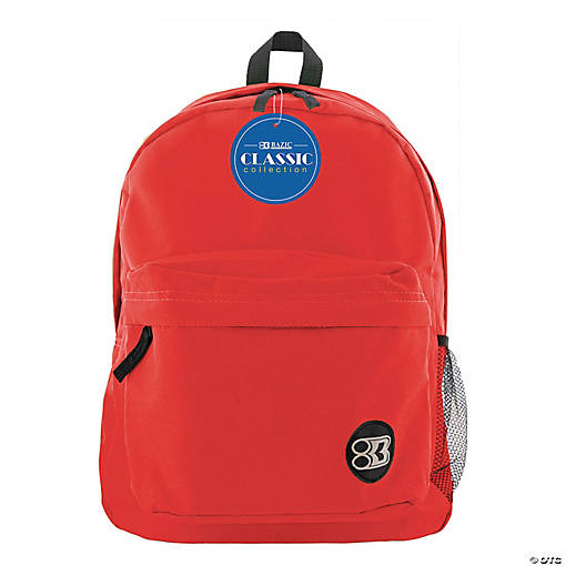 Bazic&amp;#174; Classic Backpack 17", Pack of 2