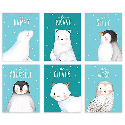 Be Brave Kind Silly Wise 6Pack 8.5x11in