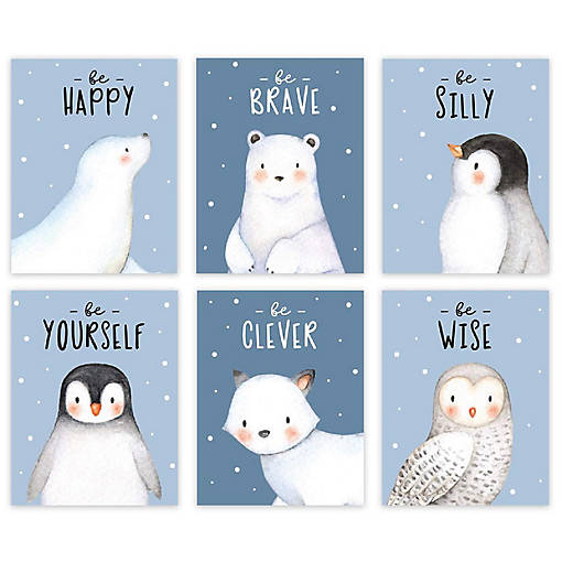Be Brave Kind Silly Wise 6Pack 8.5x11in