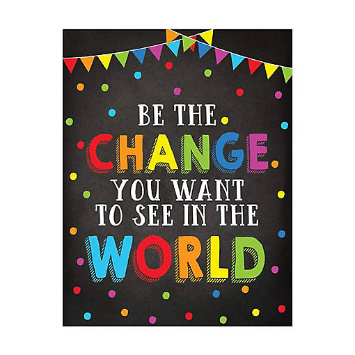 Be the Change 8.5x11in 1-Pack