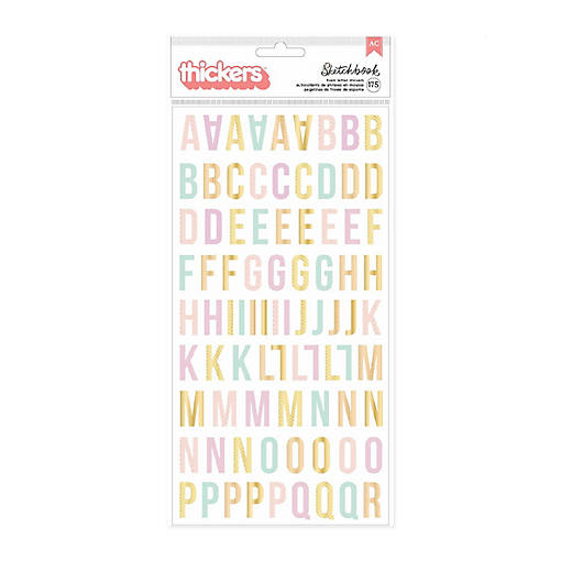 Bea Valint Sketchbook Thickers-Alphabet