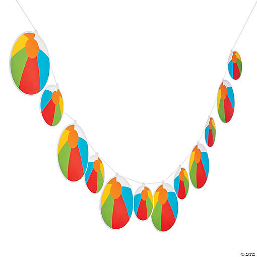 Beach Ball Garland