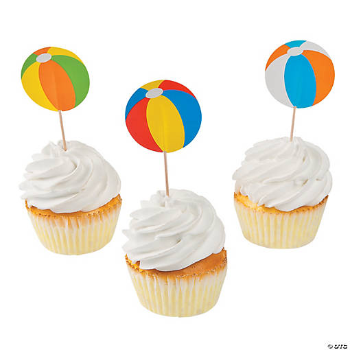Beach Ball Picks - 25 Pc.