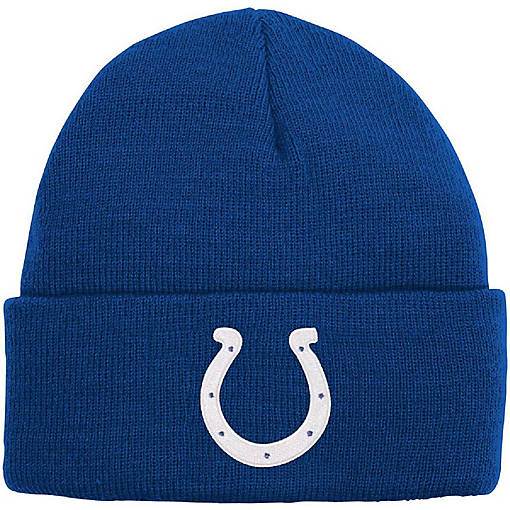 Beanie - Indianapolis Colts, Blue Cuffless