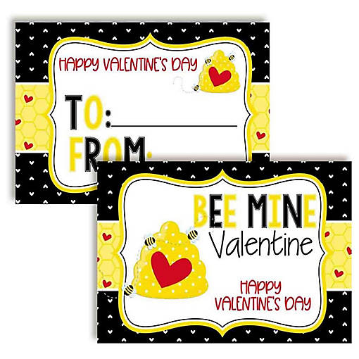 Bee Classroom Valentines 30pc. by AmandaCreation