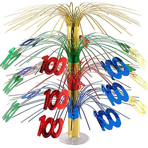 Beistle - "100" Cascade Centerpiece - 6 Pack