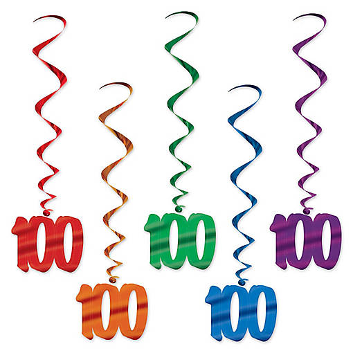 Beistle - "100" Whirls - 6 Pack