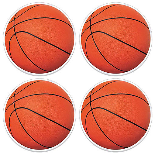Beistle - 13" Plastic Basketball Placemats - 12 Pack