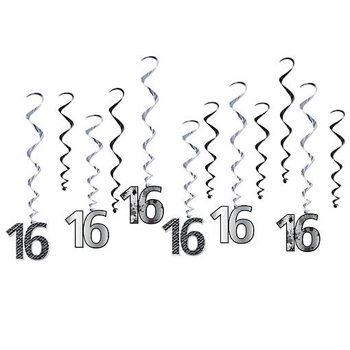 Beistle - "16" Whirls - 15"-26" - 6 Pack