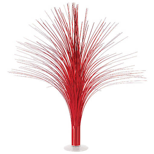 Beistle - 19" - Red - Metallic Spray Centerpiece Plastic!