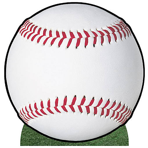 Beistle - 3' 3&amp;#190;" x 3' 3" Baseball Stand-Up - 4 Pack