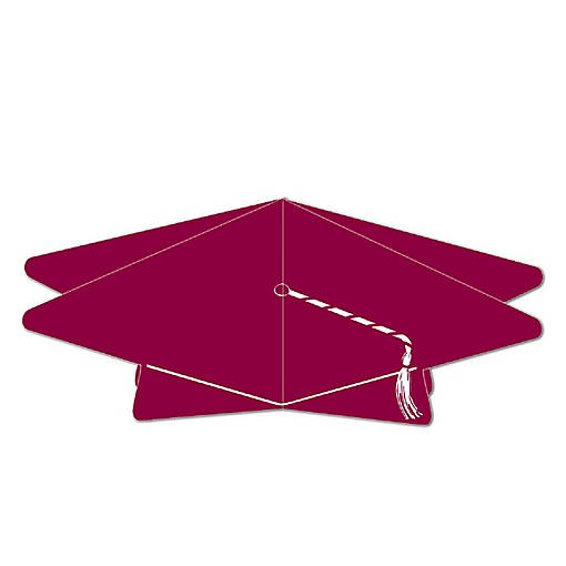 Beistle - 3-D Grad Cap Centerpiece - 12 Pack